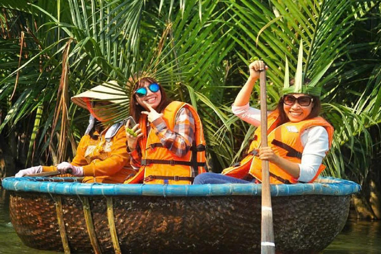 Hoi An: Basket Boat Ride in the Coconut Forest Tour experience include option hotel Pick up and Drop-off