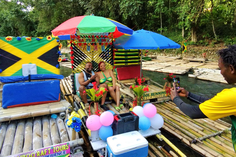 Montego Bay: Lethe River Rafting with Limestone Massage Customized bamboo rafting+Lime stone massage