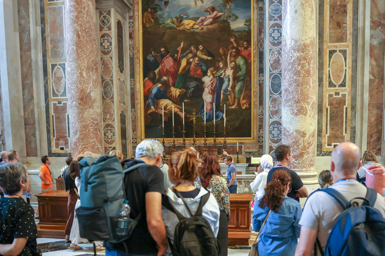 Rome: St. Peter’s Basilica & Underground Tombs Tour Group Tour in French