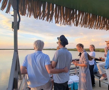 Tybee eiland: Tikiboot Avontuur bij zonsondergang