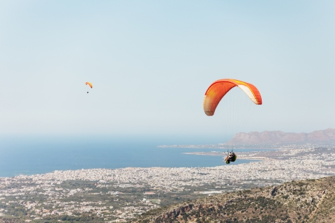 Chania: paragliding tandemvluchtChania: paragliding-tandemvlucht van 20 minuten