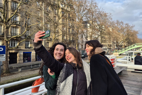 Paris Canal St-Martin Sightseeing Cruise (Live Commentary)