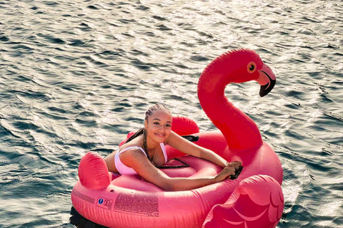 From Panormo: Sunset Cruise with Snacks and Drinks Sunset Cruise without Transfer