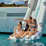 Heraklion: Dia Catamaran Fun Cruise with Slide, Meal &Drinks