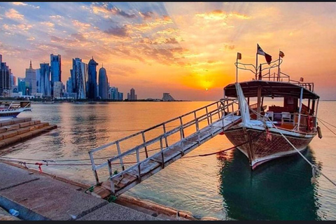 Doha: Sunset Cruise on a Traditional Dhow Boat