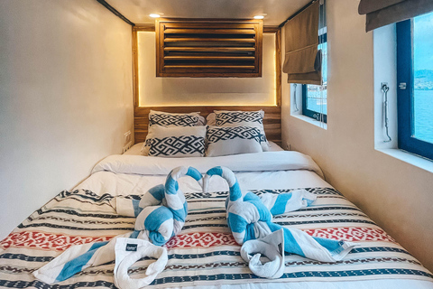Labuan Bajo: 3-Day Komodo Sailing Luxury Boat with All Fees Deluxe Boat - Private Standar Room (2pax/room)