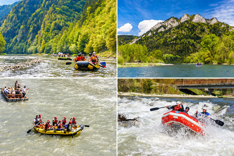 from Zakopane: Dunajec River fun Rafting in a pontoon