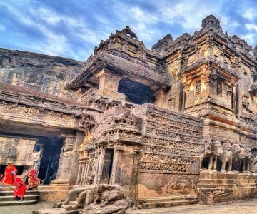 Ingresso para a excursão privada de 2 dias a Ajanta e Ellora sem filas inc