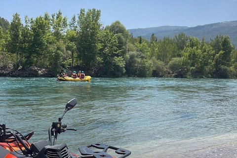 Antalya/Side: Rafting, Buggy, Jeep, and Zipline Adventure Rafting option with a meeting point.