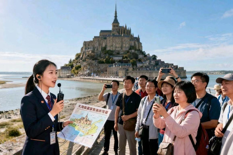 巴黎：圣米歇尔山中文一日旅行，免费晚餐巴黎：圣米歇尔山中文一日旅行（含免费晚餐）