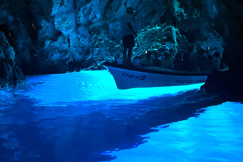 Split: Excursão de 1 dia à Blue Cave em 5 ilhas com Hvar e Vis