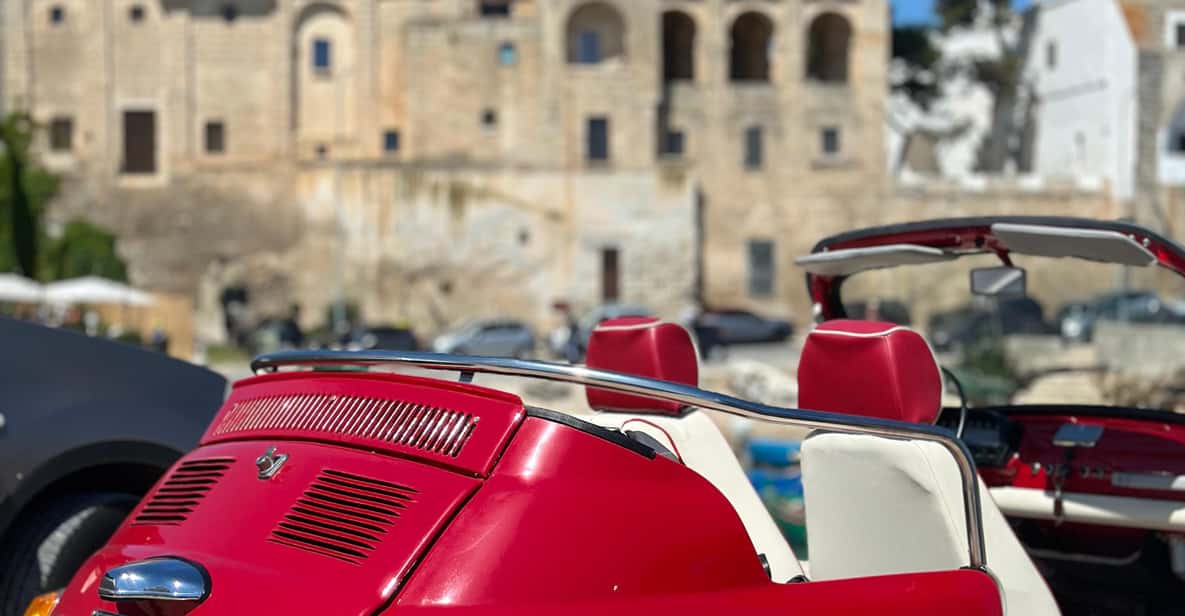 Polignano a Mare: coast countryside Vintage tour by Fiat 500
