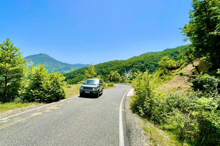 Dajti Mountain & Shengjergj Waterfall Day Trip on Land Rover