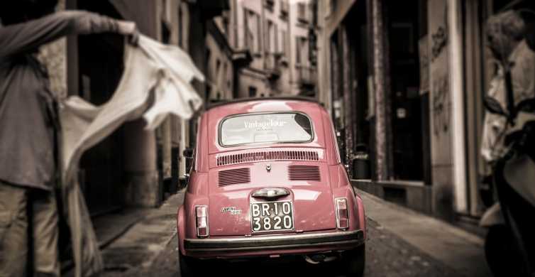 Mailand: Nachttour mit dem Fiat 500 (3 Stunden, 3 Haltestellen)