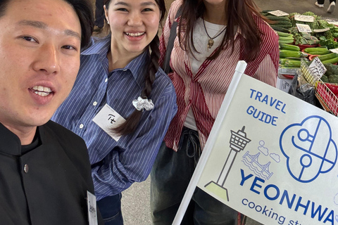 Busan: Market Tour, Cooking Class, and Games