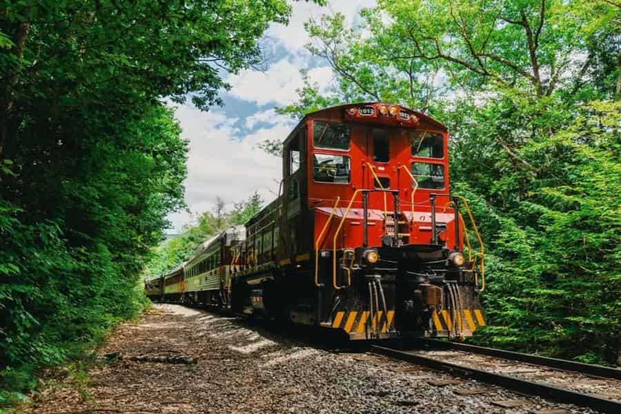 Lincoln, New Hampshire: Einstündiges Erlebnis mit der Scenic Railway. Foto: GetYourGuide
