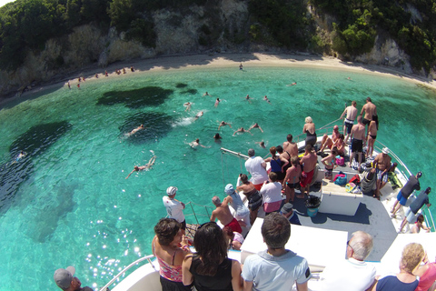 Lefkimmi: Blue Lagoon Cruise with BBQ Lunch and Swim Stops