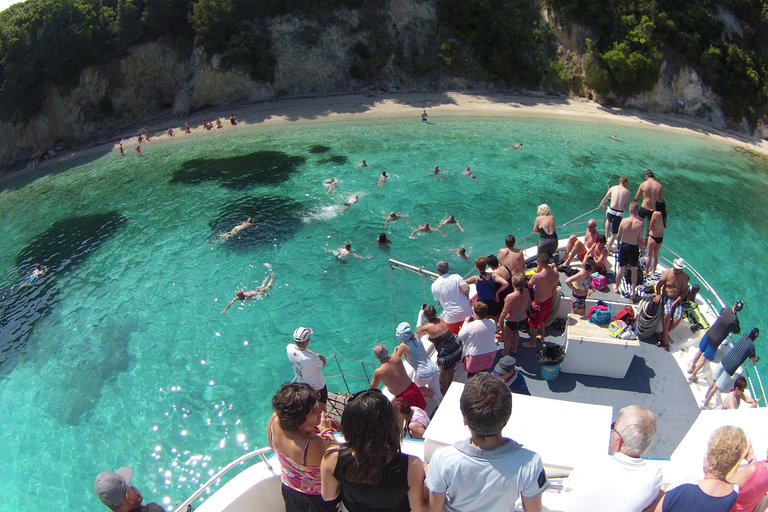 Lefkimmi: Blue Lagoon Cruise with BBQ Lunch and Swim Stops