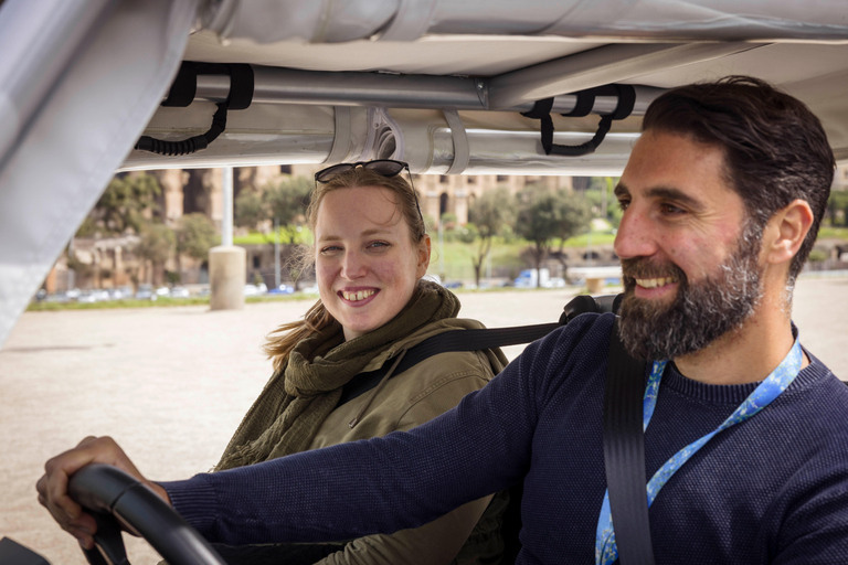 Rome: Private Golf Cart Tour with Driver 2,5 h - Private Panoramic Golf Cart Tour - 2 people