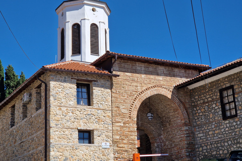 Ohrid: Stadsrondleiding met Johannes in de Kaneo kerk