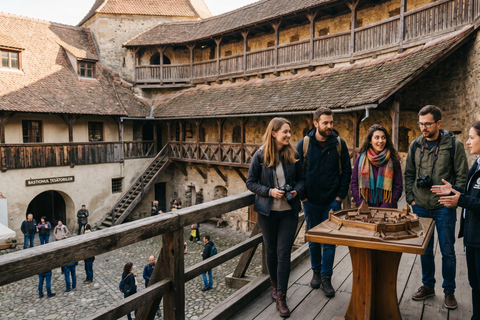 Bucharest: Dracula's Castle , Peles Castle & Brasov Day Tour Audio guide in 24 languages