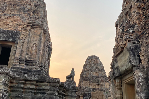 暹粒半日游：吴哥窟黄金时刻和普瑞鲁寺日落暹粒半日游：吴哥窟黄金时段和普瑞鲁日落