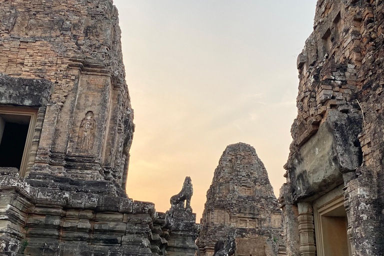 暹粒半日游：吴哥窟黄金时刻和普瑞鲁寺日落暹粒半日游：吴哥窟黄金时段和普瑞鲁日落