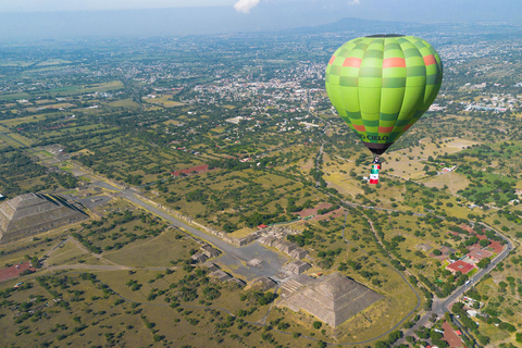 CDMX Teotihuacan balloon flight, breakfast &amp; pickup &amp; Mezcal