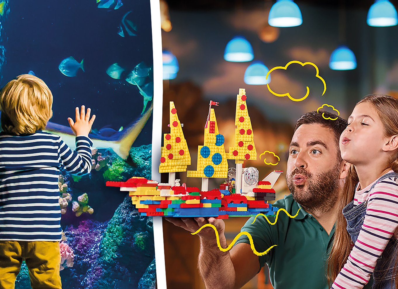 Oberhausen: Billet til LEGOLAND Discovery Centre og SEA LIFE