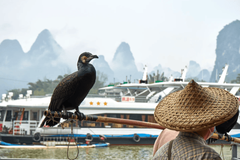 Yangshuo: Iconic Photo Route with Cormorant Raft & Transfers