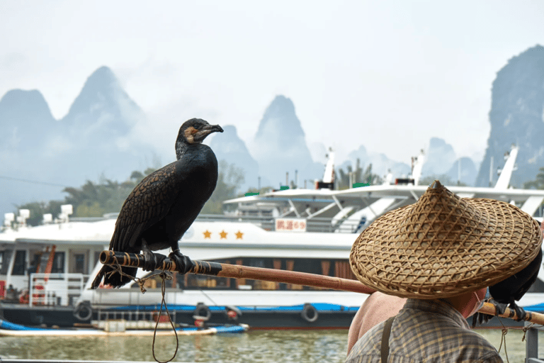Yangshuo: Iconic Photo Route with Cormorant Raft & Transfers