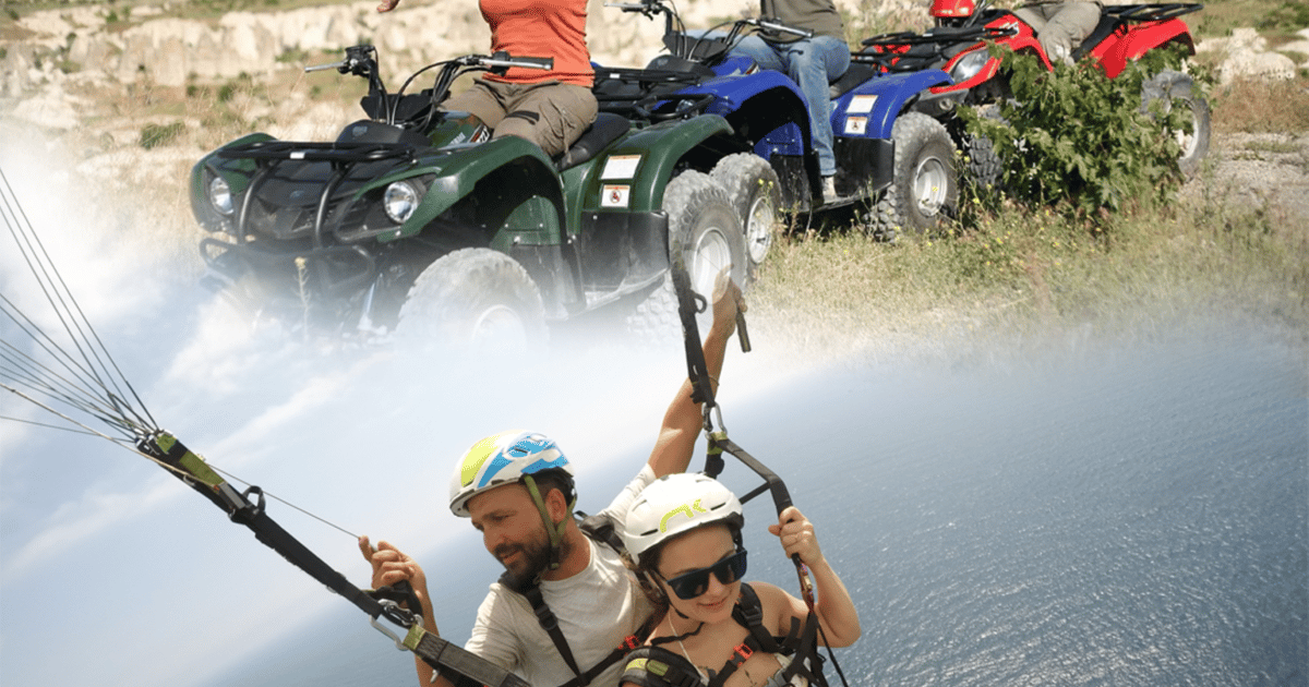2in1 Extreme Package Tandem Paragliding & Quad Safari Combo | GetYourGuide