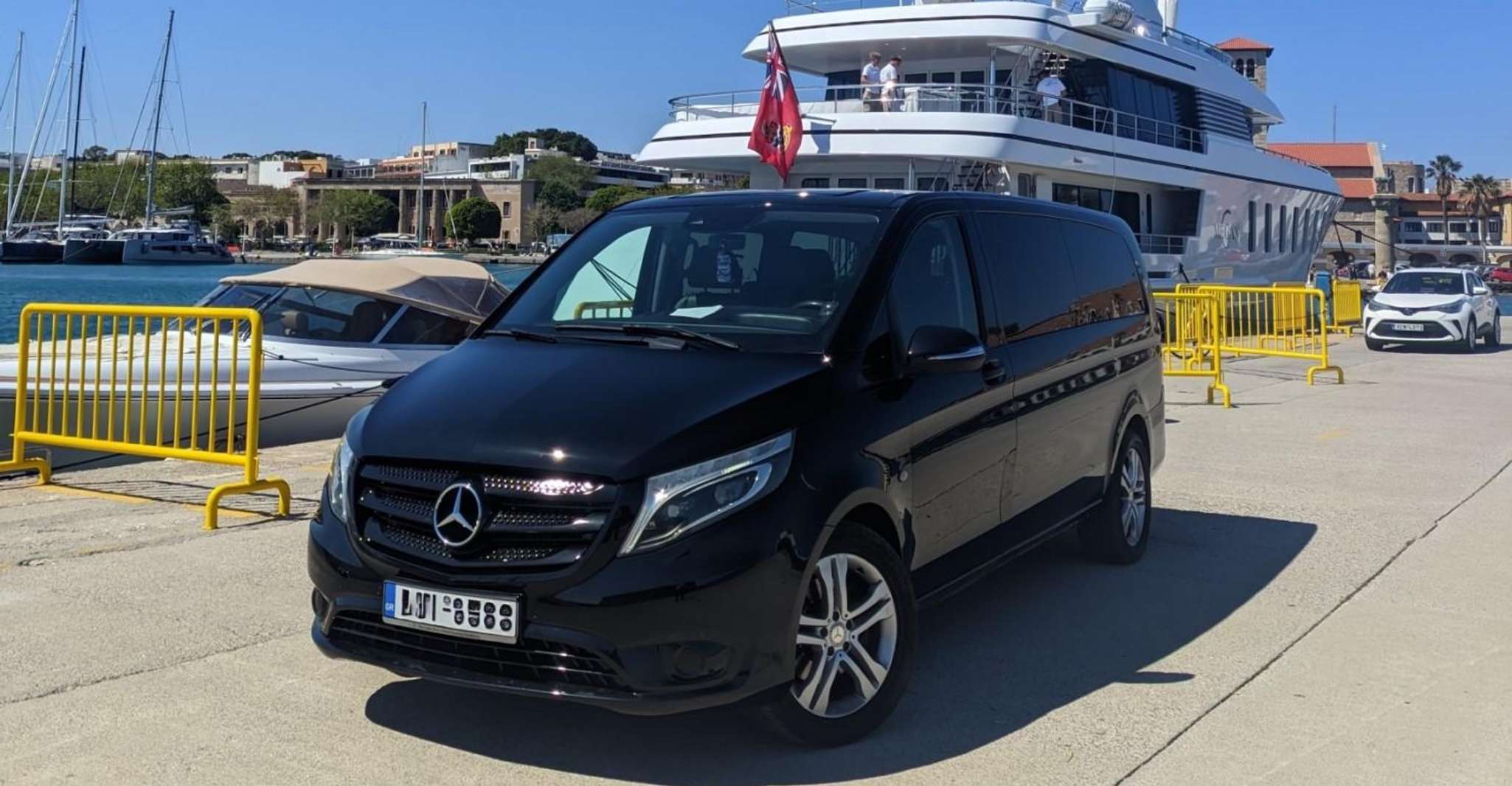 Van/tot Diagoras Rhodes Airport - alle hotels