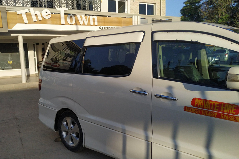 Zanzibar flygplats: Transfer till Pwani Mchangani hotellZanzibar flygplats: Stone Town till Pwani Mchangani Hotell