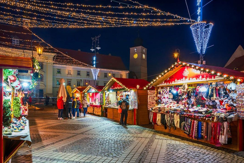 From Bucharest: Brasov Christmas Market & Dracula's Castle