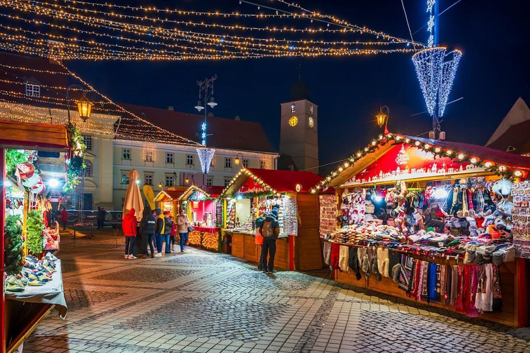 From Bucharest: Brasov Christmas Market & Dracula's Castle