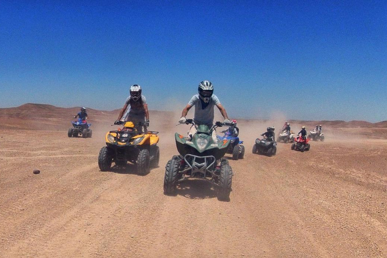 From Marrakech: Quad Biking&amp; Pool &amp; Lunch in Agafay DesertDesert Thrills: Quad Bike, Pool &amp; Lunch at Agafay