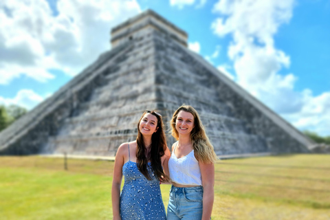 From Cancun: Chichen Itza, Cenote & Valladolid Day Trip Standard Tour from Meeting Points in Cancun (No Meal)
