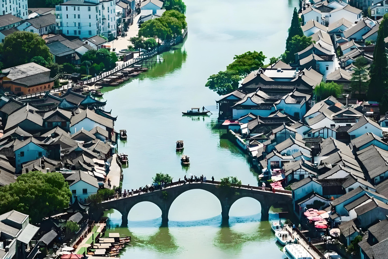 Shanghai: Film Park and Zhujiajiao Water Town Tour