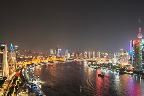 Shanghai Night Tour: Old Town, Local Dinner & Rooftop Bar