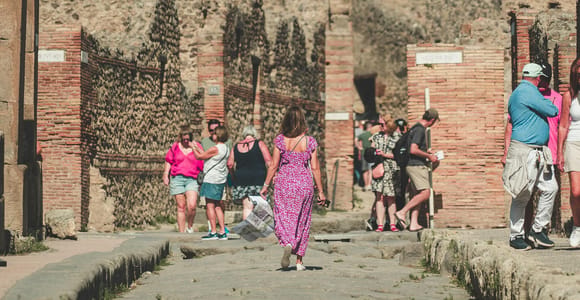 Naples:Pompeii Tour entry e audioguide Round-Trip Bus