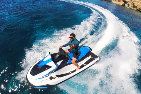 De Mellieħa: Tour de Jet Ski em Comino, Lagoa Azul e Gozo