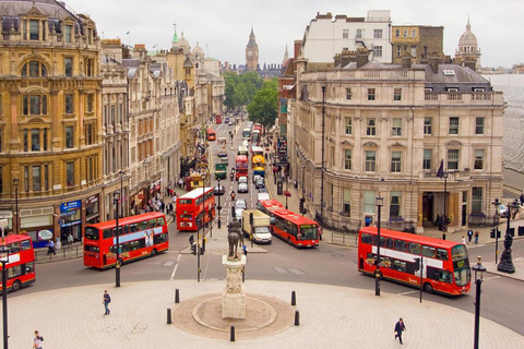 Londres : Chambres du Parlement, Trafalgar Square et parcs royauxExplorez Londres : visite d'une demi-journée des points forts de la ville