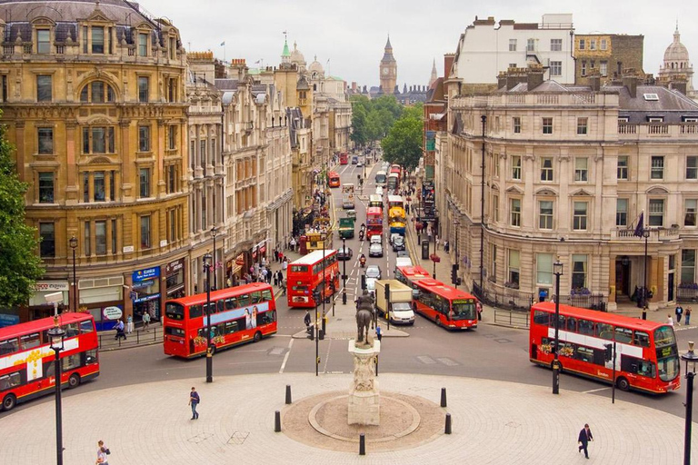 Londres : Chambres du Parlement, Trafalgar Square et parcs royauxExplorez Londres : visite d'une demi-journée des points forts de la ville