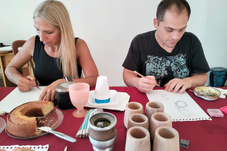 Buenos Aires: Mate and paint experience with pastry tasting