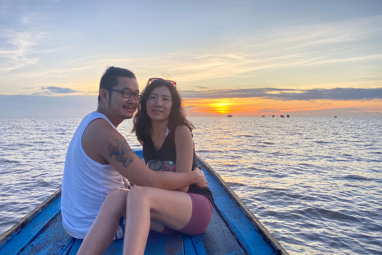 Siem Reap: Ancient Reservoir Secluded Sunset Boat Ride Ancient Reservoir Sunset with Guide