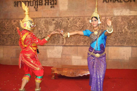 Siem Reap: Apsara Show Buffet Dinner & A/C Vehicle Transfer