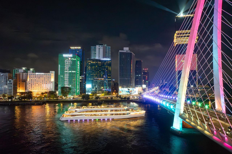 Romantic Dinner On Cruise On Saigon River With Fireworks Buffet Lunch Without Pick-Up