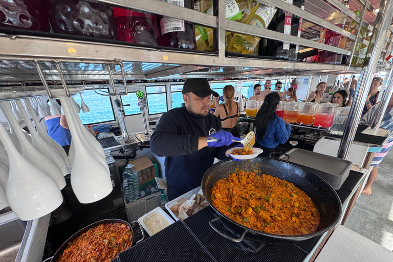 Ibiza: Formentera Boat Trip with Food, Drinks, & Bike Tour All- Inclusive Boat&Bike Tour in Formentera I Origin Edition
