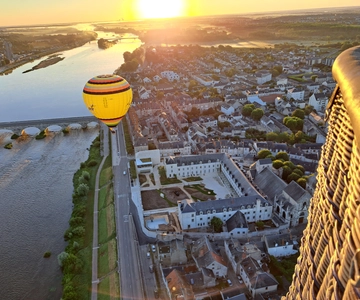 Vol en montgolfière : Chambord, Chenonceau, Cheverny, Blois